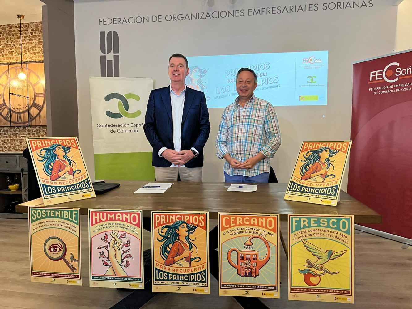 FECSoria y la Confederación Española de Comercio reivindican el ADN esencial del comercio local FECSoria y la Confederación Española de Comercio reivindican el ADN esencial del comercio local