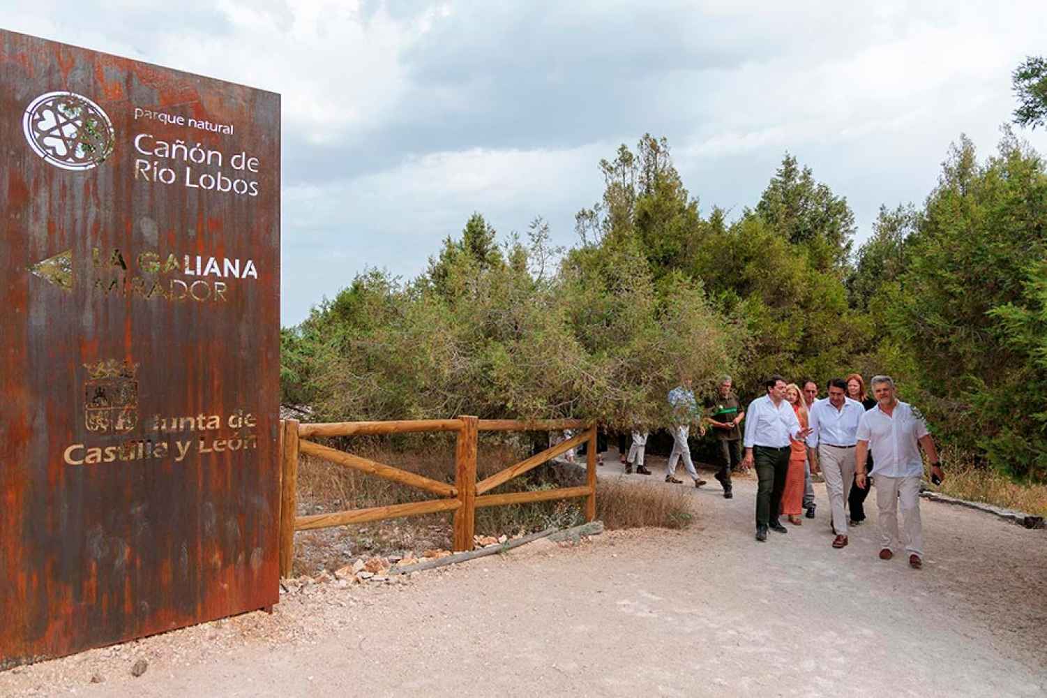Mañueco, en nuevo mirador de la Galiana - fotos