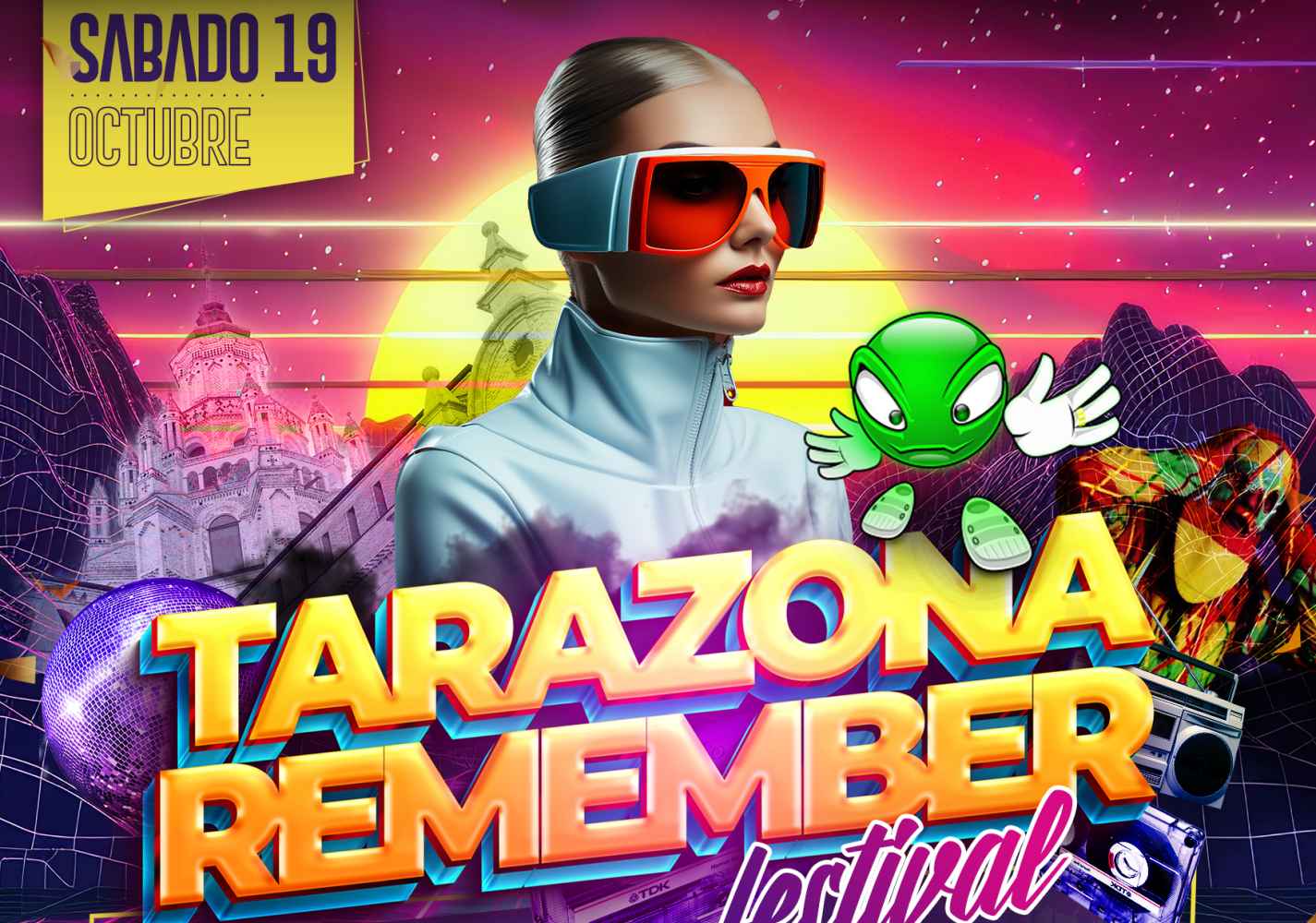 Cartel para el festival Tarazona Remember Cartel para el festival Tarazona Remember