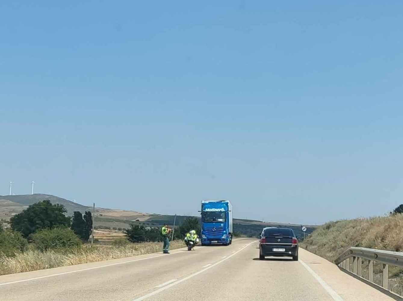 Dos heridos en accidente de tráfico entre Ágreda y Ólvega