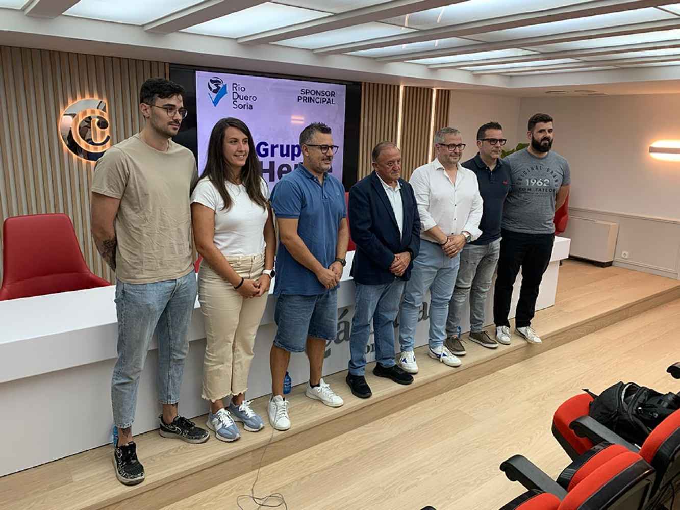 El cuerpo técnico de Grupo Herce Soria presenta sus novedades El cuerpo técnico de Grupo Herce Soria presenta sus novedades