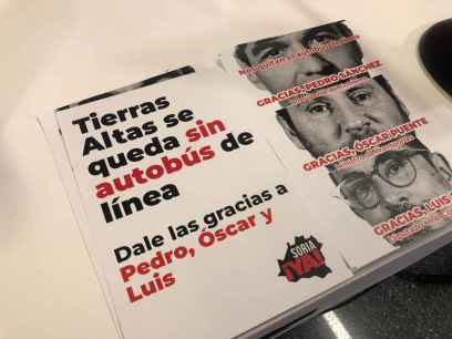 El Gobierno plantea dejar sin autobús de línea a comarca de Tierras Altas