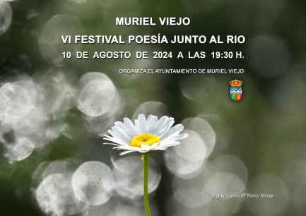 Muriel Viejo celebra VI festival de "Poesía junto al río"