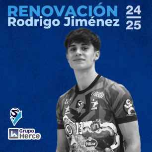 El canterano Rodrigo Jiménez renueva con Grupo Herce Soria