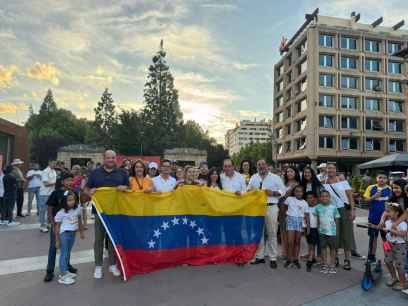 La comunidad venezolana en Soria pide a Maduro que se vaya