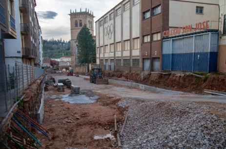 Martínez Romera finalizará obras del parking de la calle Doctrina, en Soria