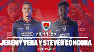 Los ecuatorianos Jeremy Vera y Steven Góngora completan plantilla del Numancia