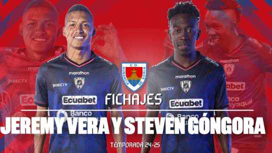 Los ecuatorianos Jeremy Vera y Steven Góngora completan plantilla del Numancia