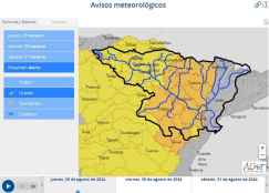 La CHE intensifica vigilancia en su cuenca por posibles lluvias intensas