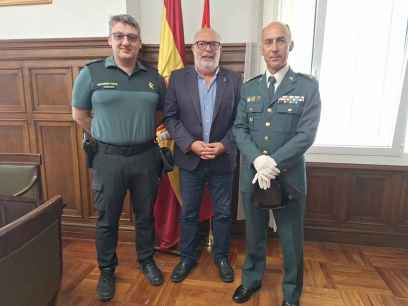 El capitán de la Guardia Civil de Almazán, destinado a la Comandancia de La Rioja