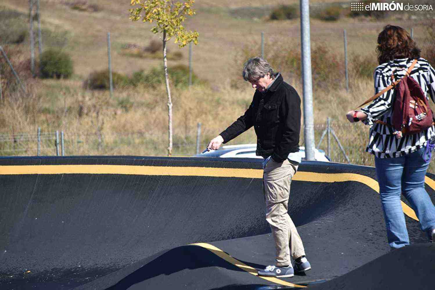 La pista de pump track de Soria se inaugura con exhibición