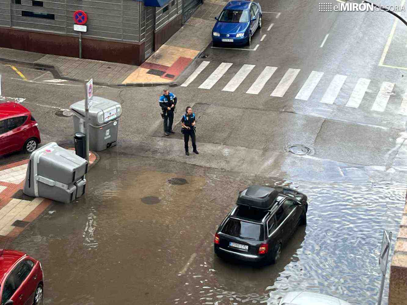 Las tormentas han precipitado casi 40 litros por metro cuadrado en Soria