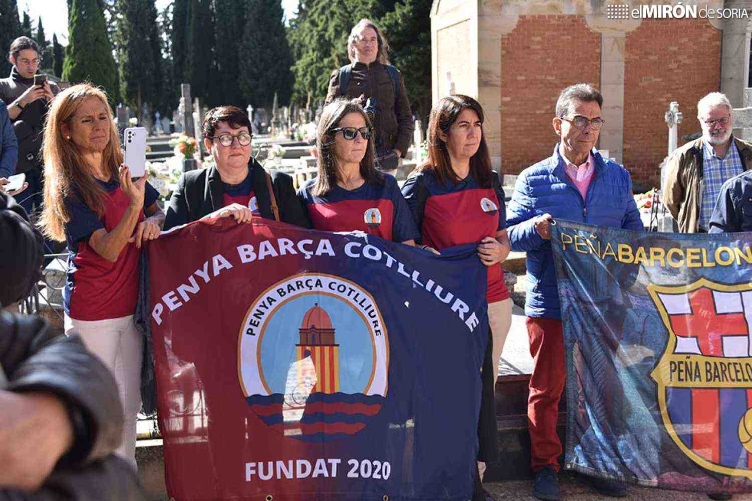 Soria y Collioure, también unidas por las peñas barcelonistas