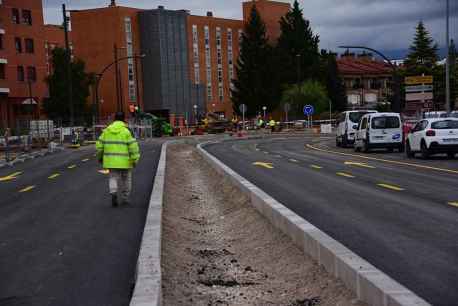 Soria abre de forma provisional rotonda de San Andrés 