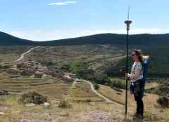 Estudio arqueológico del castro de Sarnago con georradar