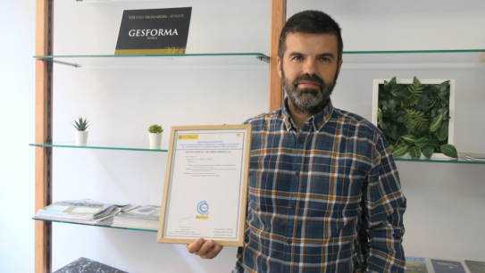 Gesforma, única empresa soriana con el triple sello de huella de carbono Gesforma, única empresa soriana con el triple sello de huella de carbono