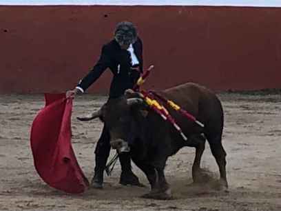 Rubén Sanz, sin trofeos en la novillada de Arcos de Jalón