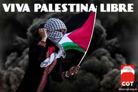 CGT convoca huelga general en Soria a favor de Palestina