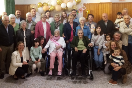 Consuelo Rubio, de Muro, celebra su centenario 