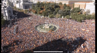 Manifestación en Madrid para reclamar elecciones generales ya