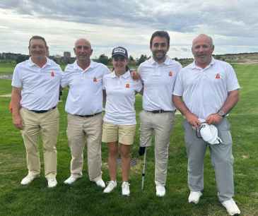 José Luis Pascual, segundo con equipo español en el Match Cuadrangular de Golf Adaptado