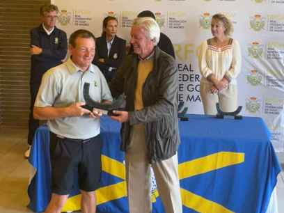 José Luis Pascual, ganador de la Segunda Categoría del Open de Madrid de Golf Adaptado