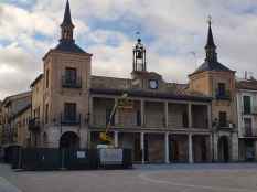 En marcha la rehabilitación de la fachada de la Casa Consistorial de El Burgo de Osma 