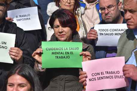 Celebración en Soria, en fotos, del Día de la Salud Mental