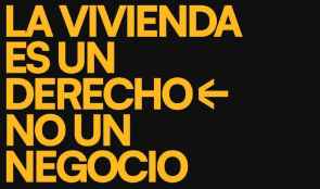 Izquierda Unida apoya movilización para exigir derecho a la vivienda