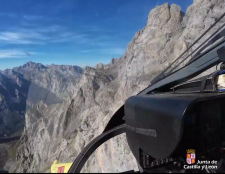 Rescatados dos montañeros en los Picos de Europa