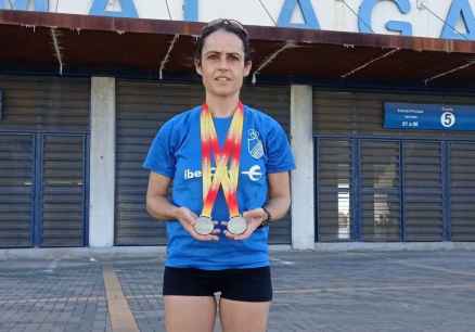 La soriana Elisa Hernández, nueva campeona de España de la milla, en categoría F-45