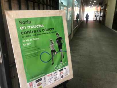 La AECC en Soria, a un paso de agotar las 6.000 camisetas para Marcha contra el Cáncer