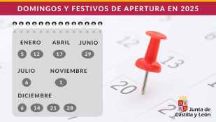 La Junta aprueba calendario de festivos con apertura comercial autorizada en la Comunidad