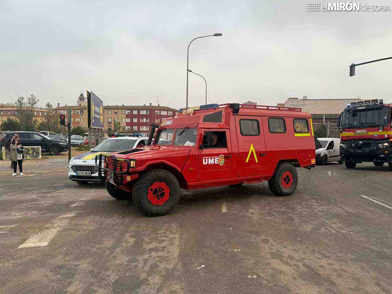 La Unidad Militar de Emergencias (UME) expone sus medios en Soria