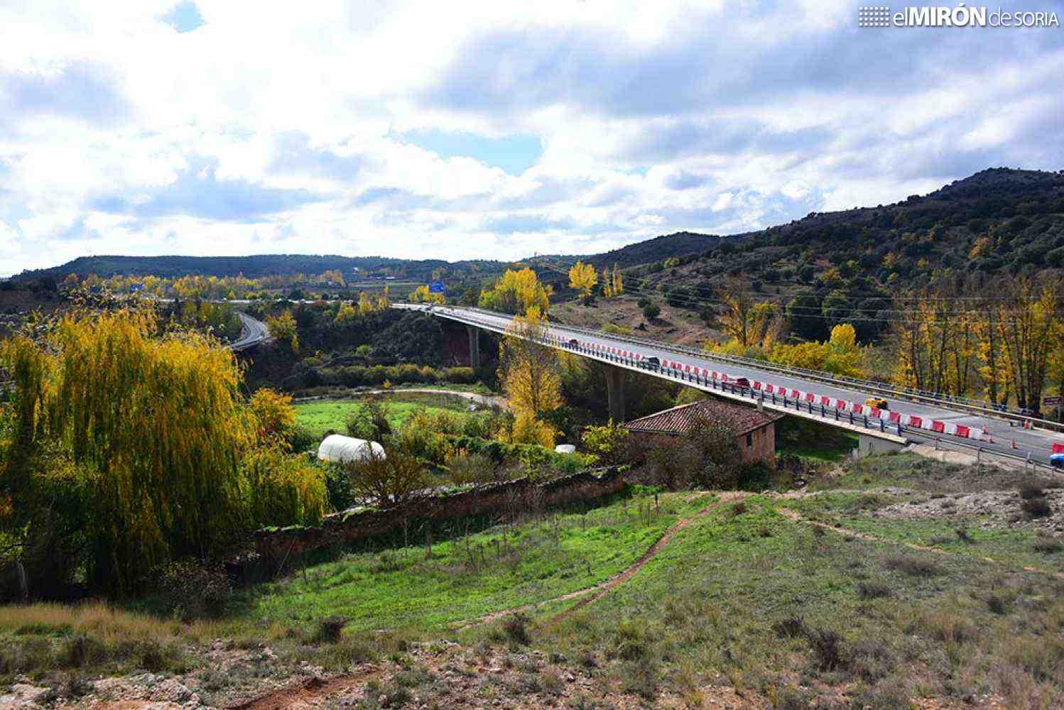 El MITMA reabre al tráfico, sin afecciones, la variante de Los Royales de Soria