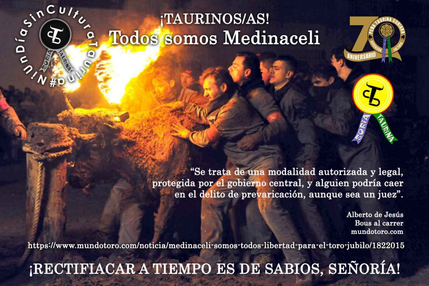 Sin toro jubilo en Medinaceli y con dos concentraciones autorizadas Sin toro jubilo en Medinaceli y con dos concentraciones autorizadas