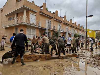 Operativo del Ejército de Tierra para restaurar normalidad en localidades afectadas por la Dana