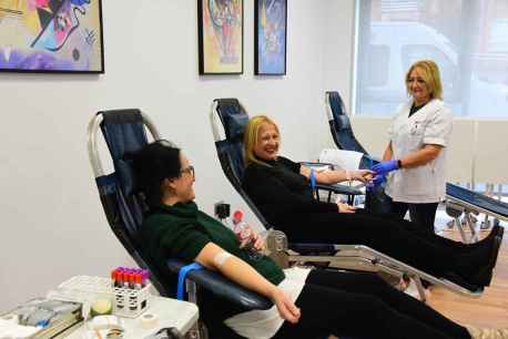 Maratón de donación de sangre en el hospital Santa Bárbara de Soria