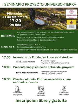 Primer Seminario Universo-Tierra en el Campus de Soria