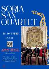 Concierto de Soria Sax Quartet en el Casino Amistad Numancia