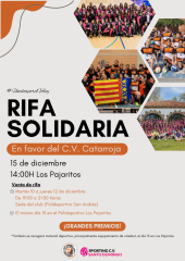 El Sporting organiza rifa solidaria en favor del C.V. Catarroja, tras la DANA