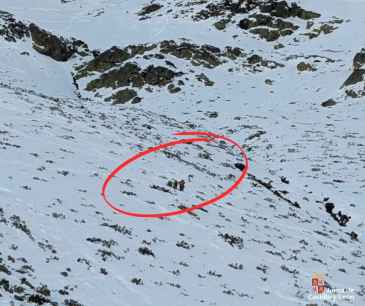 Rescatado montañero herido en la Montaña Palentina