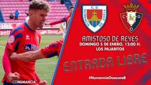 El Numancia abrirá Nuevo Año con amistoso frente al filial del Osasuna