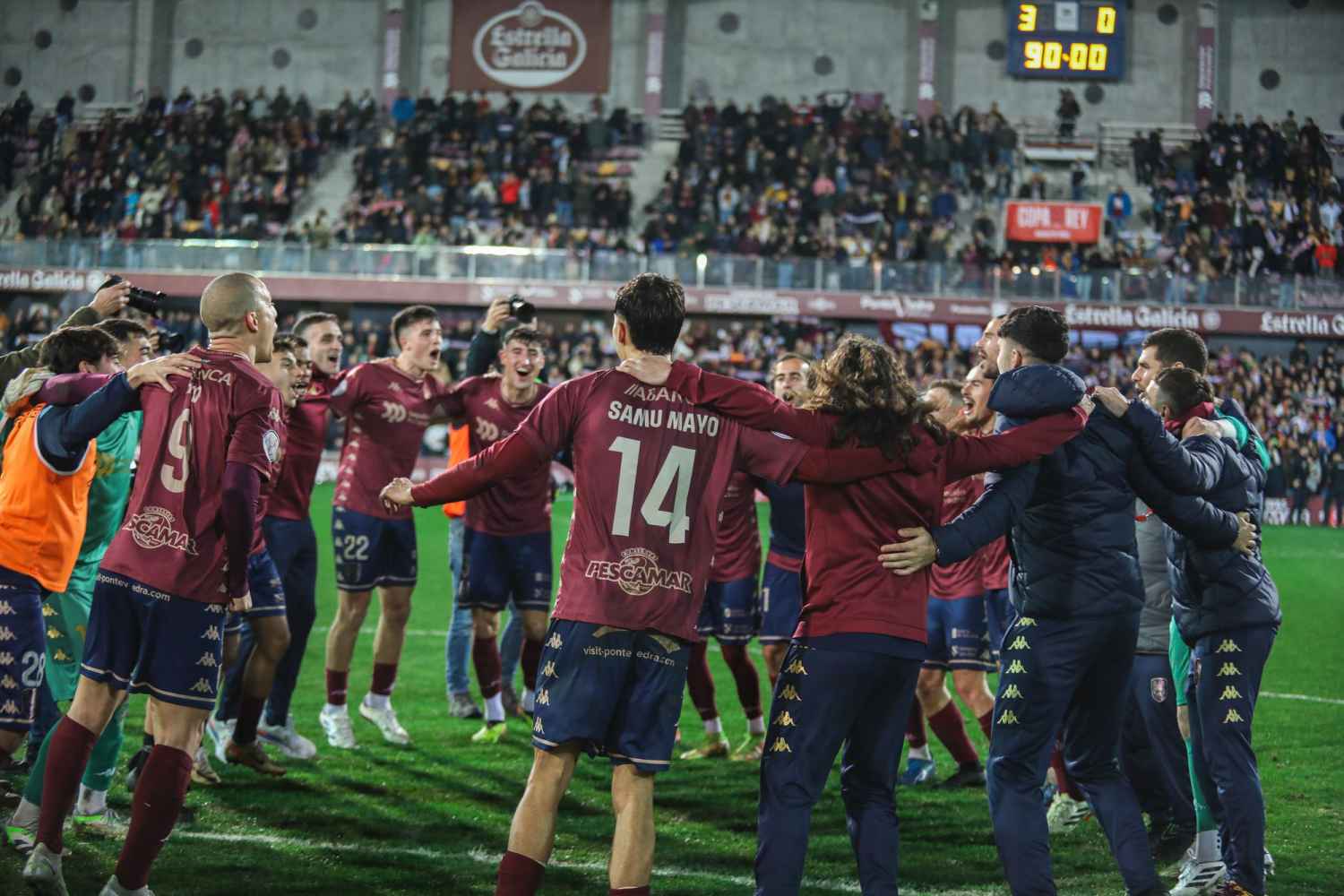 El "matagigantes" Pontevedra recibirá al Getafe en octavos de Copa del Rey