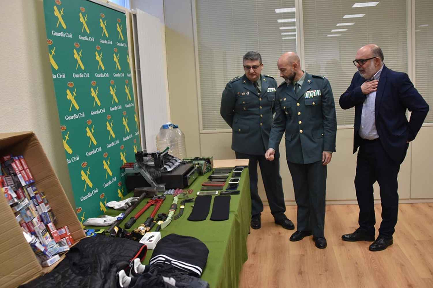 Resultado de la operación "Caraza": 18 robos con fuerza en hosteleria de Soria