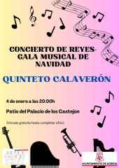 El Quinteto Calaverón ofrece concierto de Reyes en Ágreda