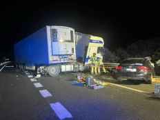 Fallece mujer en accidente en N-122, en el pueto del Madero