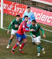 Victoria (1-0) sin sobresaltos del Numancia frente al Coruxo