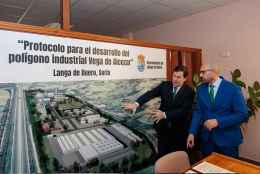 La Junta colabora en desarrollo de suelo industrial en Langa de Duero