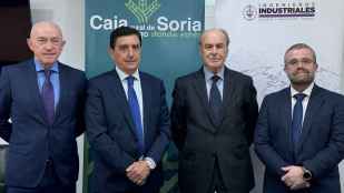 Caja Rural de Soria firma convenios con Asociación Retógenes y Colegio de Ingenieros Industriales